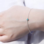 Boma Jewelry Bracelets Sterling Silver with Turquoise Belle Dot Bracelet