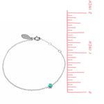 Boma Jewelry Bracelets Sterling Silver with Turquoise Belle Dot Bracelet