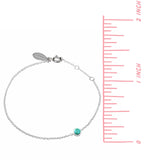 Boma Jewelry Bracelets Sterling Silver with Turquoise Belle Dot Bracelet