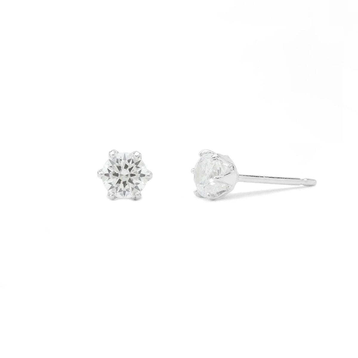 Boma Jewelry Clare Round Cut CZ Studs