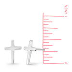 Boma Jewelry Minimal Cross Studs