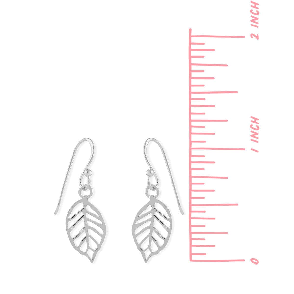 Boma Jewelry Earrings Leaf Outline Dangle Earrings