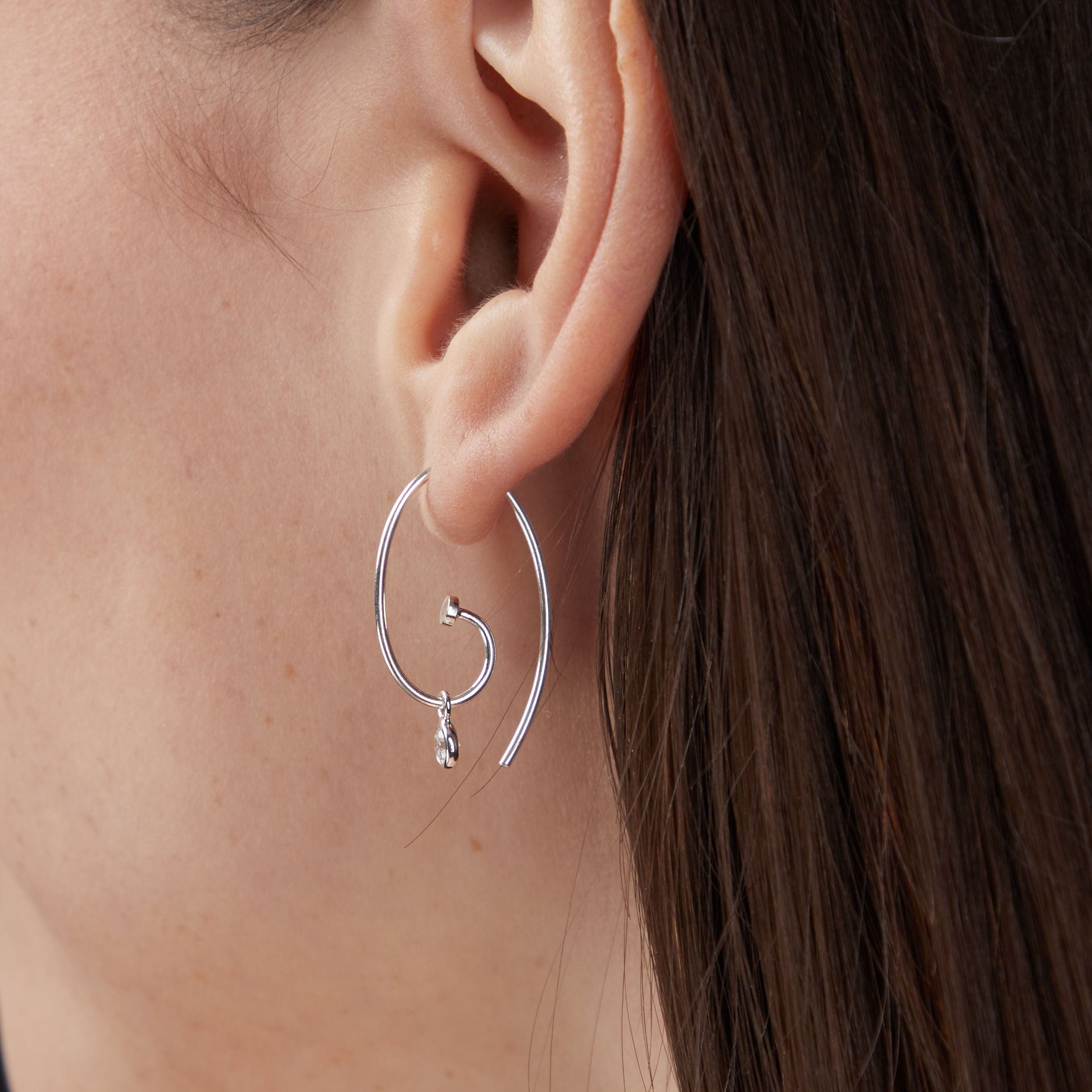 Boma Jewelry Earrings Spiral Pull Through Earrings