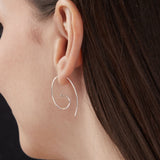 Boma Jewelry Earrings Spiral Pull Through Earrings