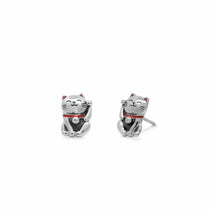 Boma Jewelry Earrings Maneki Good Luck Cat Stud Earrings