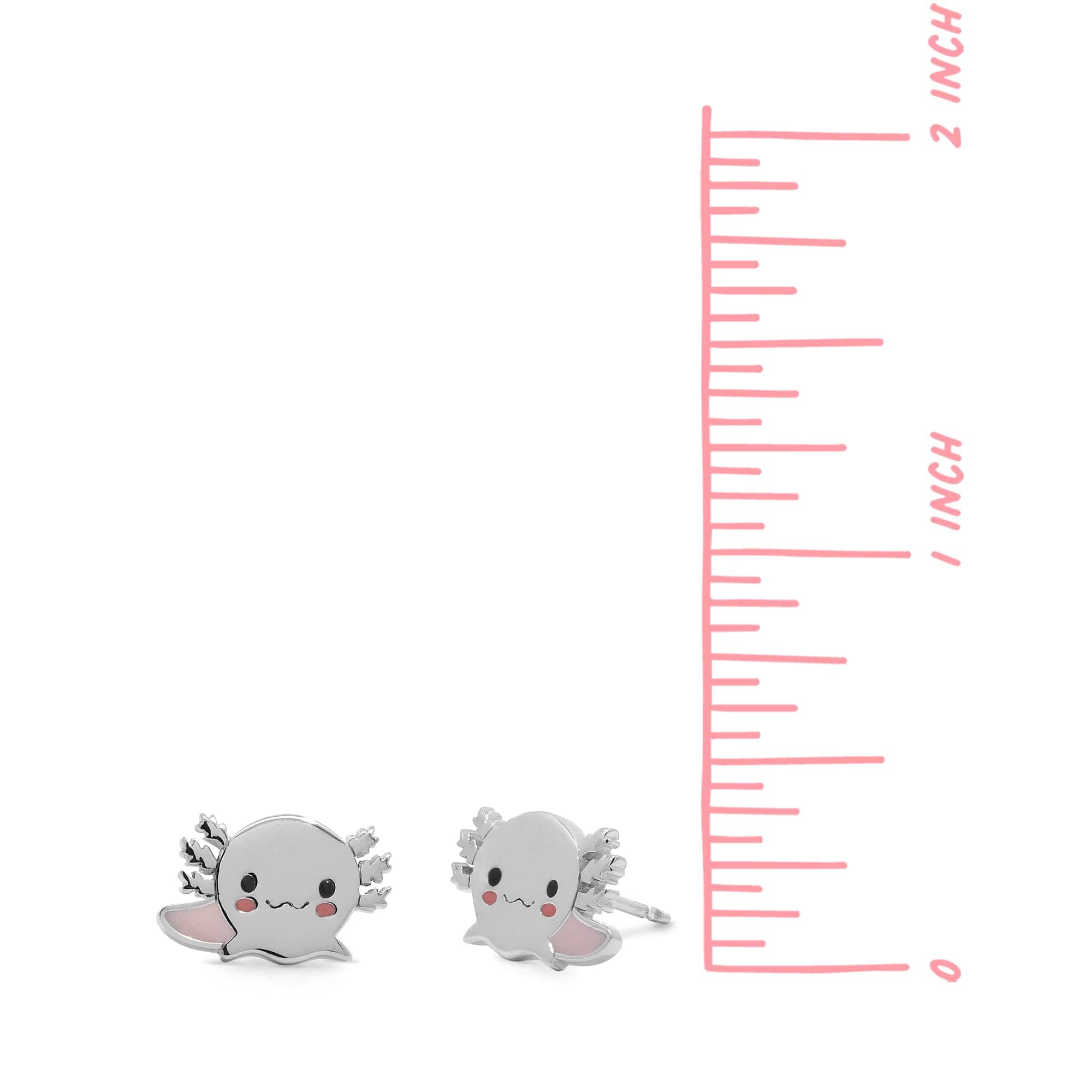 Boma Jewelry Earrings Axolotl Stud Earrings