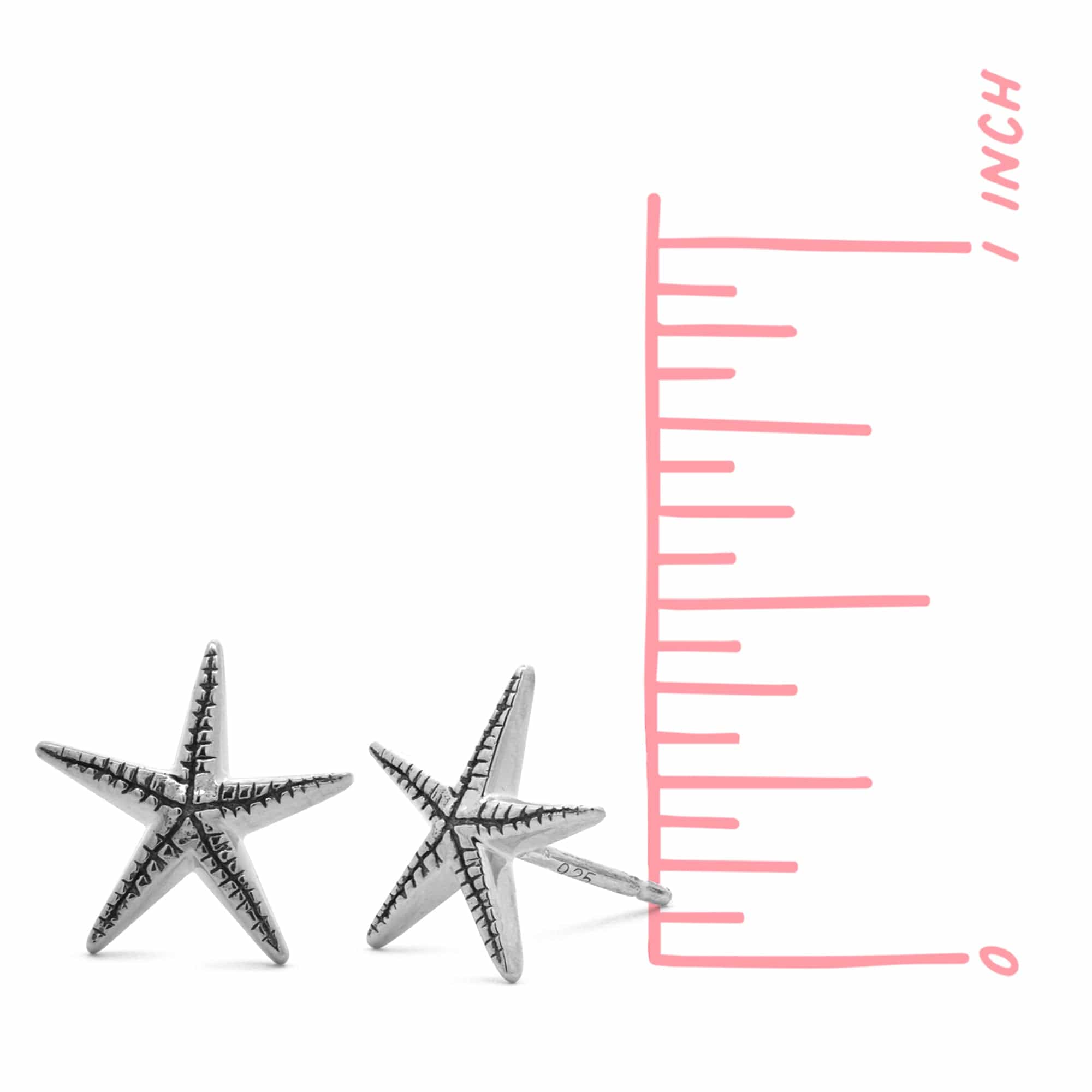 Boma Jewelry Starfish Stud Earrings