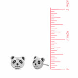 Boma Jewelry Panda Bear Stud Earrings