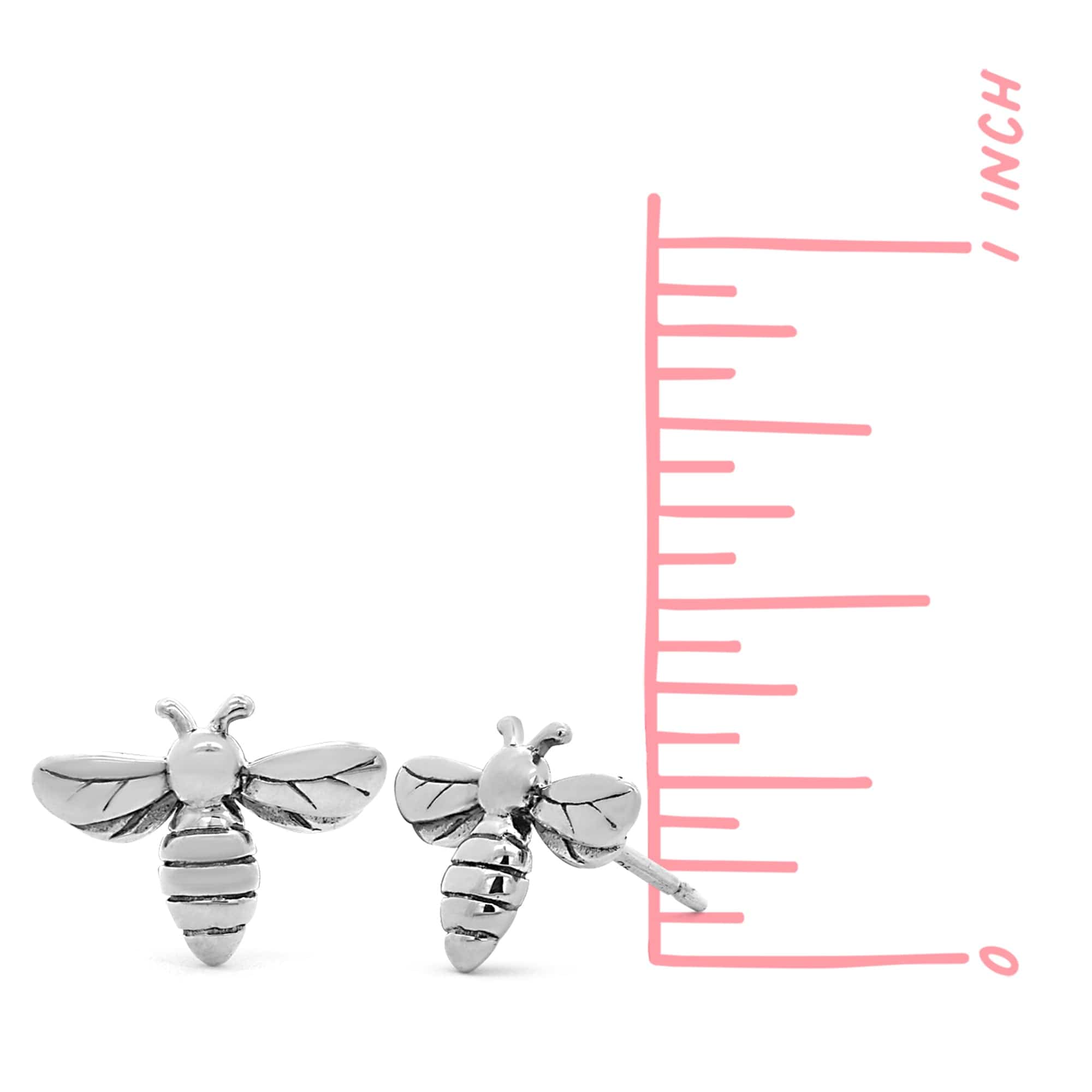 Boma Jewelry Bumble Bee Stud Earrings