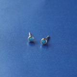 Boma Jewelry Clare Mini Dot Studs with Stone