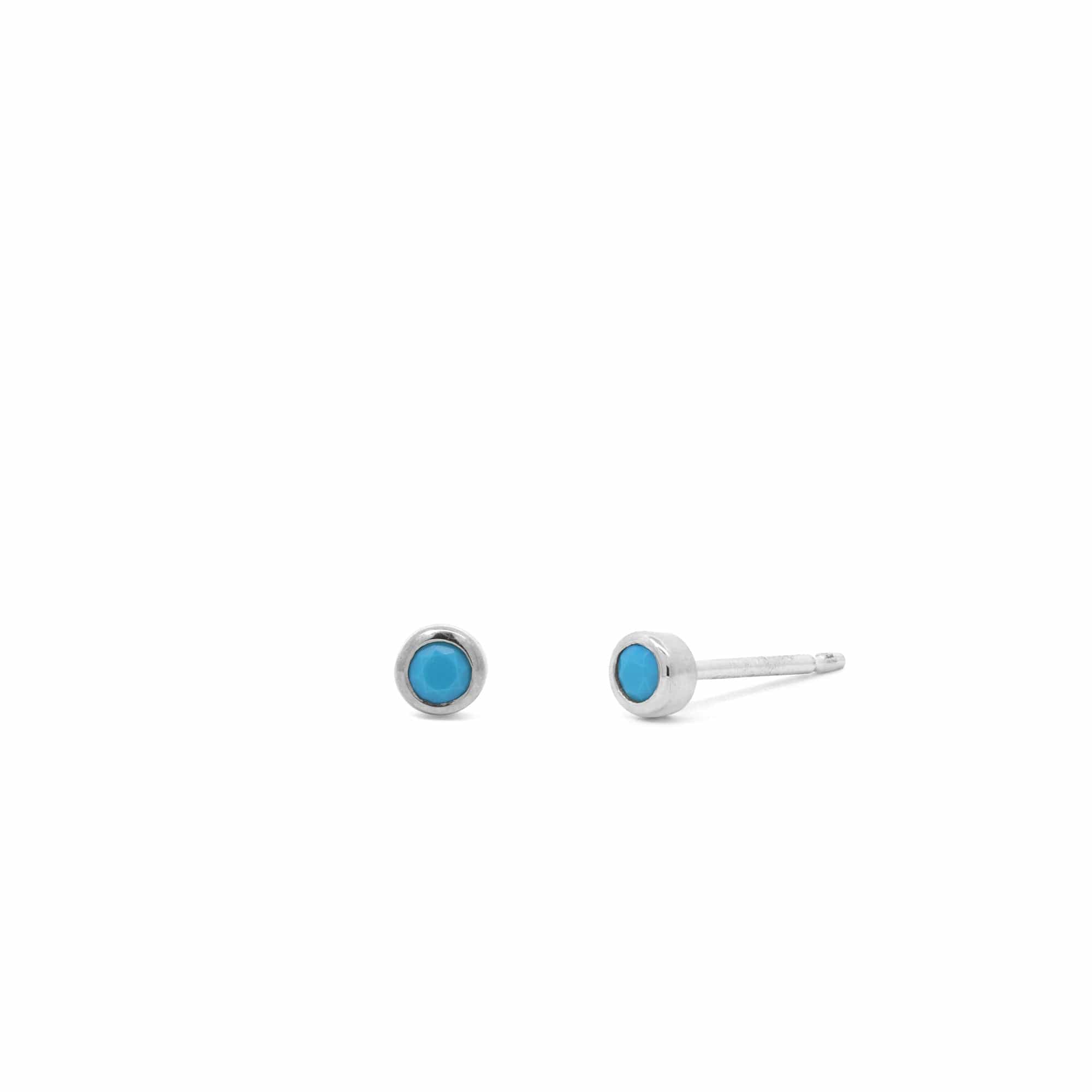 Boma Jewelry Clare Mini Dot Studs with Stone