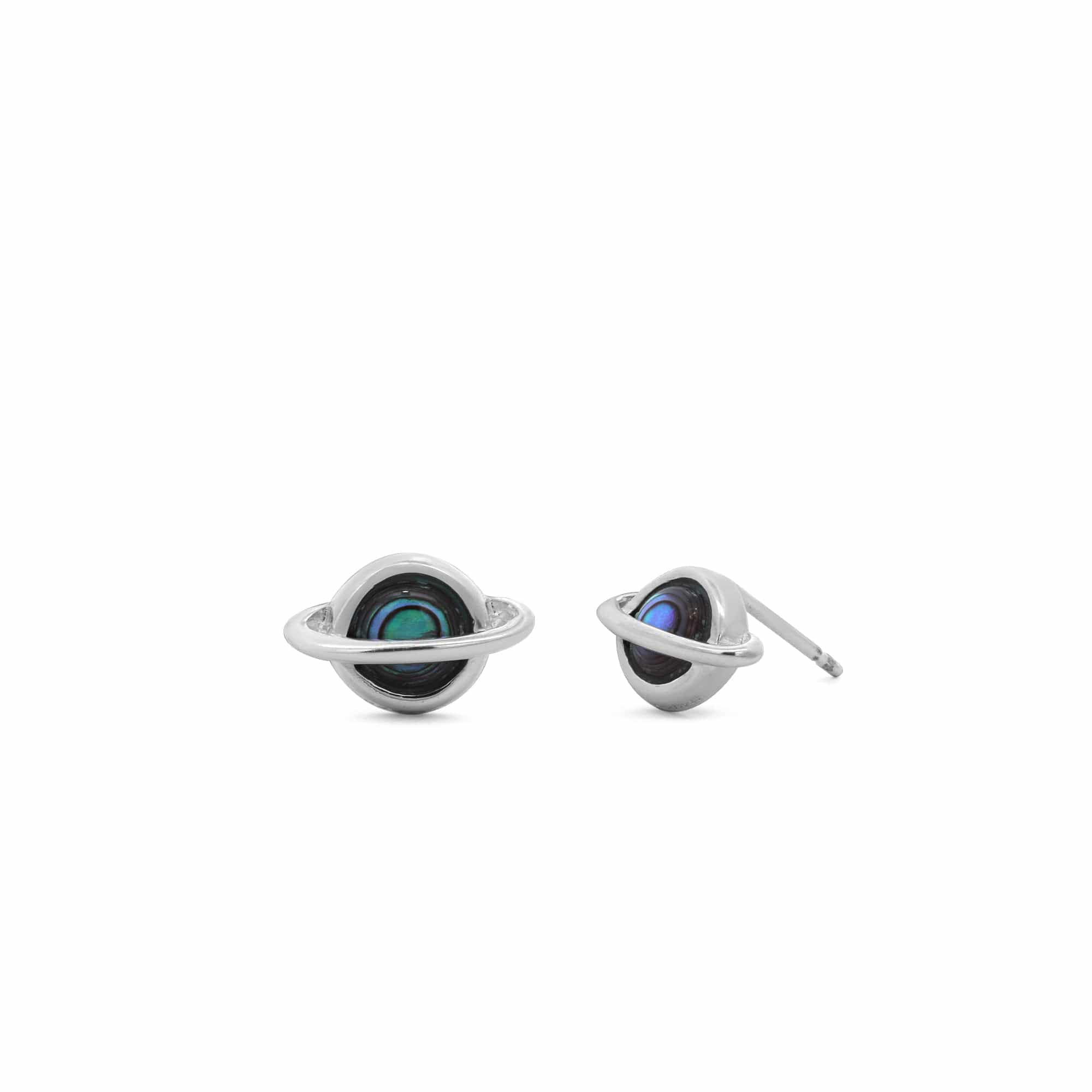 Boma Jewelry Saturn Stud Earrings with Stone