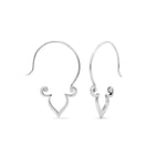 Boma Jewelry Minimal Pointed Bohemian Pull Through Hoops