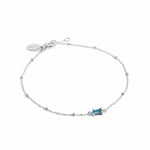 Boma Jewelry Belle Baguette Charm Bracelet with Stone