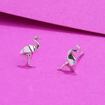 Boma Jewelry Flamingo Origami Studs