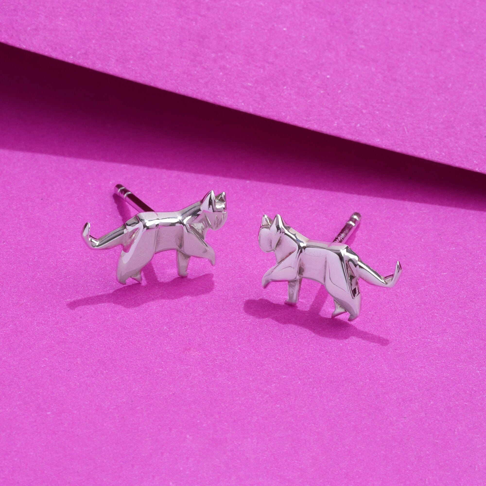 Boma Jewelry Tiger Origami Studs