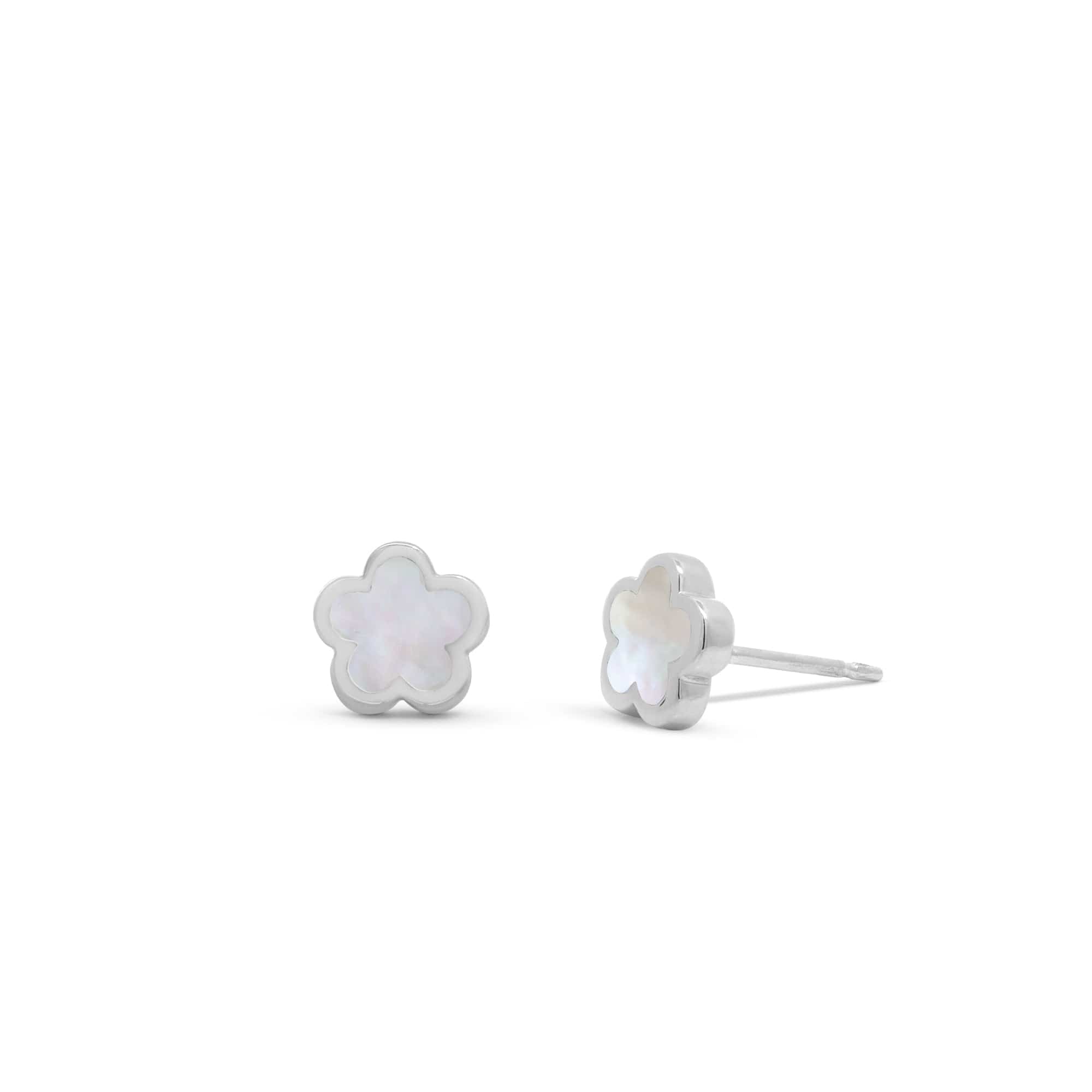 Boma Jewelry Van Cleef Clover Studs with Stone