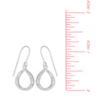 Boma Jewelry Wild Textured Organic Teardrop Hoops