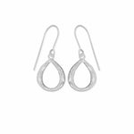 Boma Jewelry Wild Textured Organic Teardrop Hoops