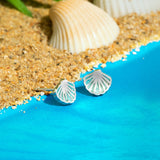 Boma Jewelry Blue Seashell Studs