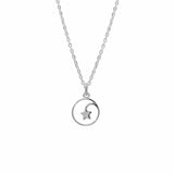 Boma Jewelry Shooting Star Open Circle Necklace