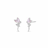 Boma Jewelry Enchanting Tinkerbell Fairy Stud Earrings with Stone