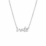 Boma Jewelry Vote Script Necklace