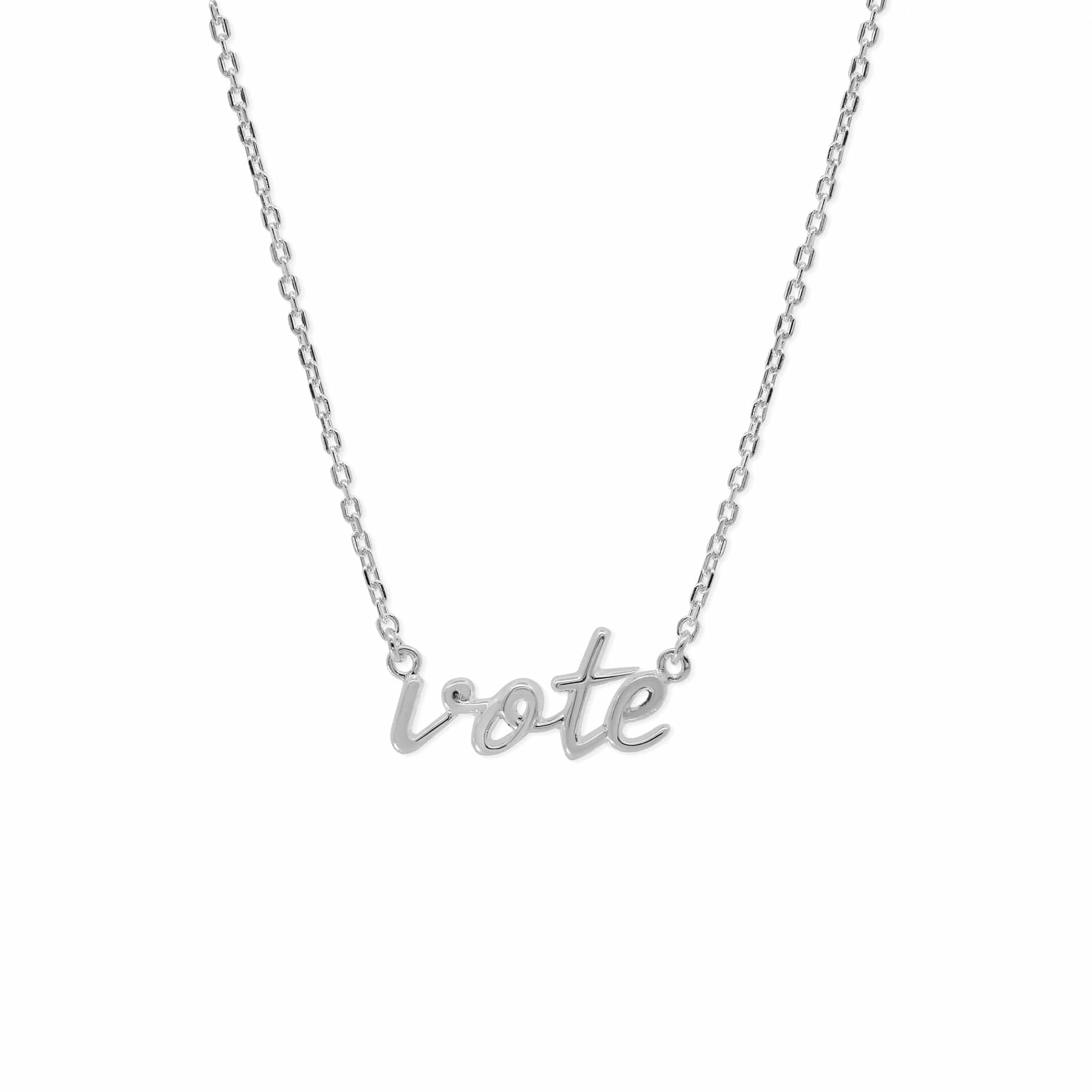 Boma Jewelry Vote Script Necklace