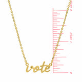 Boma Jewelry Vote Script Necklace