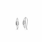 Boma Jewelry Organic Open Leaf Pull Through Hoops