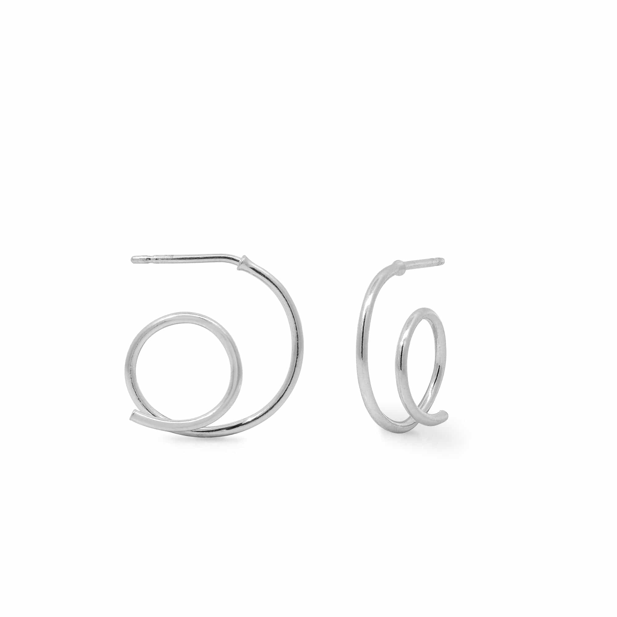 Boma Jewelry Spiral Loop Hoops