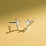 Boma Jewelry Minimal Cross Studs