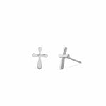 Boma Jewelry Rounded Edge Cross Studs