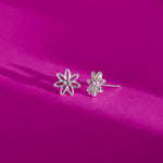 Boma Jewelry Outline Daisy Flower Studs