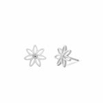 Boma Jewelry Outline Daisy Flower Studs