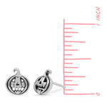 Boma Jewelry Jack-o'-Lantern Pumpkin Studs