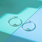 Boma Jewelry Aiko Hoops with Color Bubbles