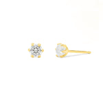 Boma Jewelry Clare Round Cut CZ Studs