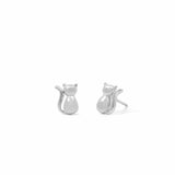 Boma Jewelry Minimal Cat Earring Studs