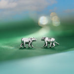 Boma Jewelry California Grizzly Bear Earring Studs