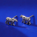 Boma Jewelry California Grizzly Bear Earring Studs