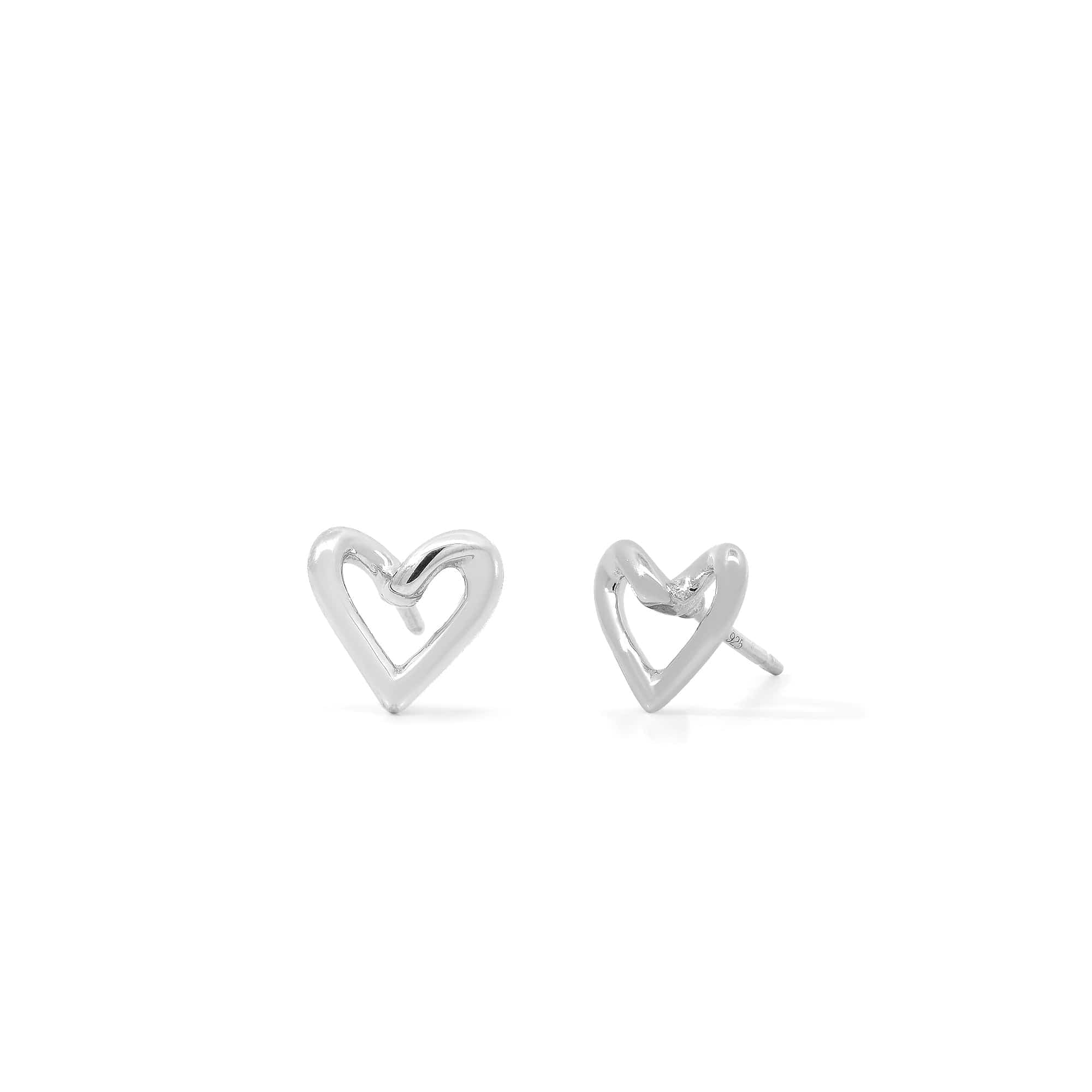 Boma Jewelry Infinite Loop Heart Studs