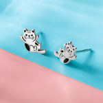 Boma Jewelry Baby Kitten Earring Studs