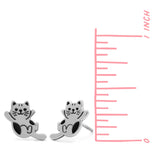 Boma Jewelry Baby Kitten Earring Studs