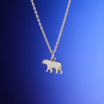 Boma Jewelry California Grizzly Bear Pendant Necklace