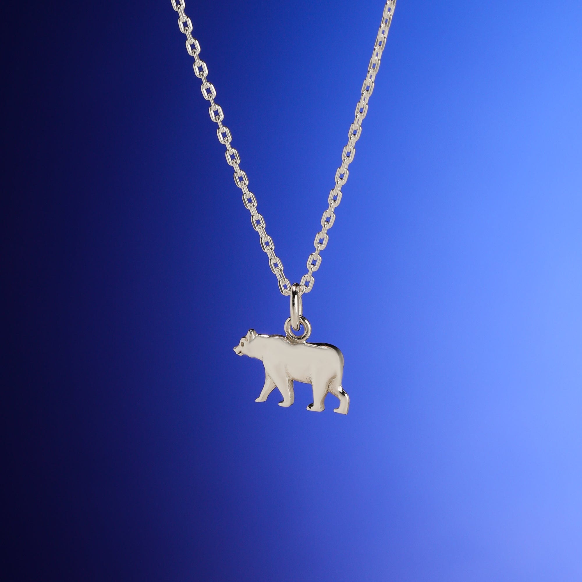 Boma Jewelry California Grizzly Bear Pendant Necklace