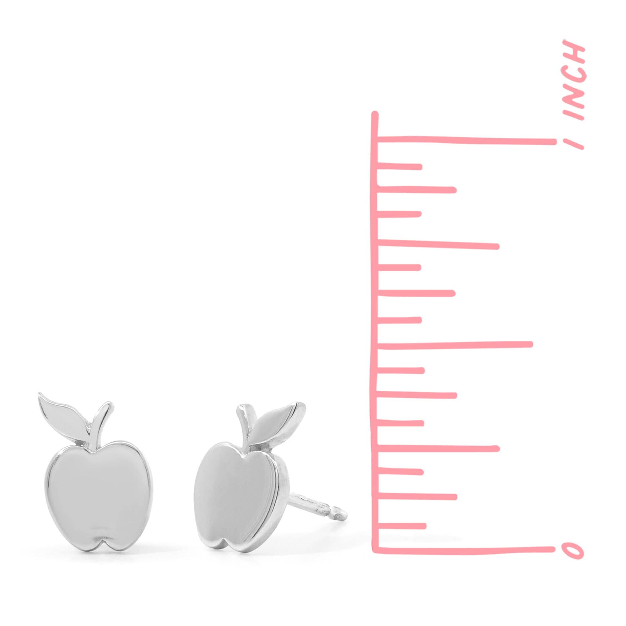 Boma Jewelry Crisp Apple Earring Studs