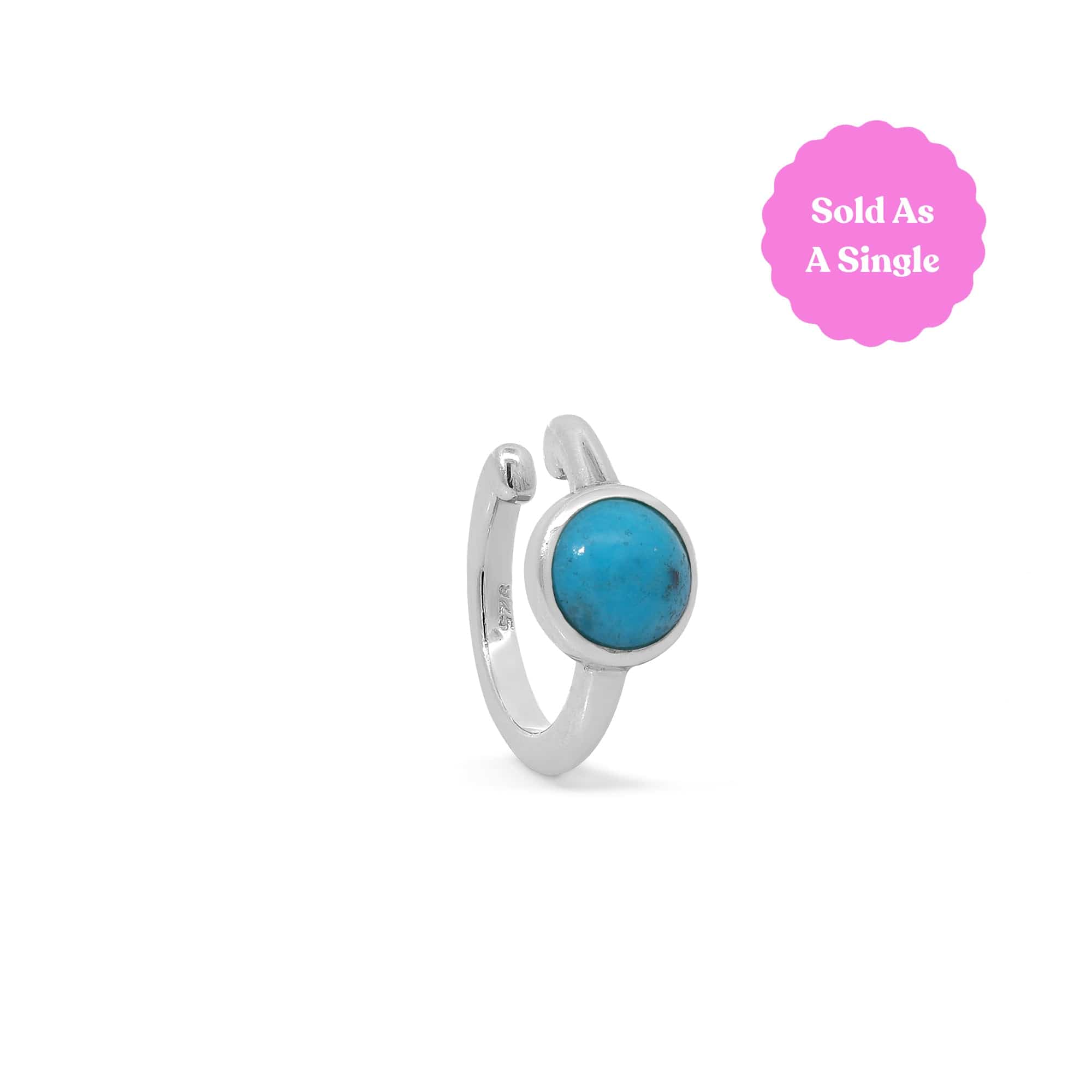 Boma Jewelry Jaime Ear Cuff with Turquoise