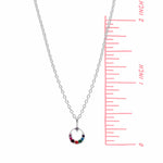 Boma Jewelry Rainbow Multi-Color Pendant Necklace