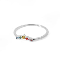 Boma Jewelry Rainbow Multi Color Ring